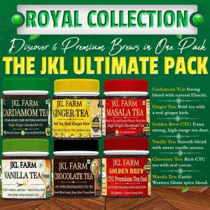 JKL Farm Premium Flavored Variety Tea in 50 gram jars